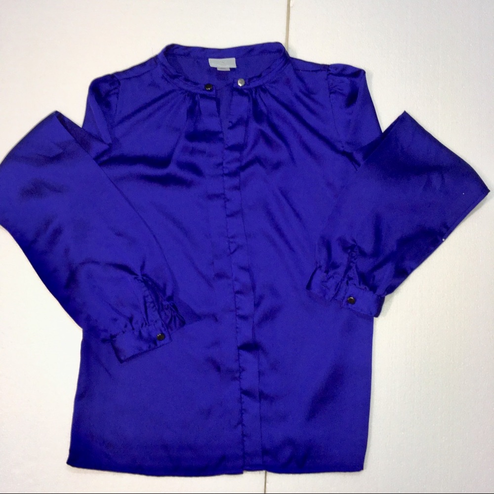 Worthington Petit Long Sleeve Shirt Size PM